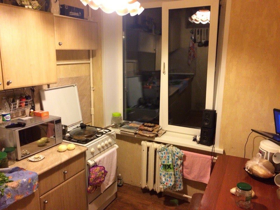 Кухня площадью 6 м² «до» и «после» ремонта. Впечатляет!